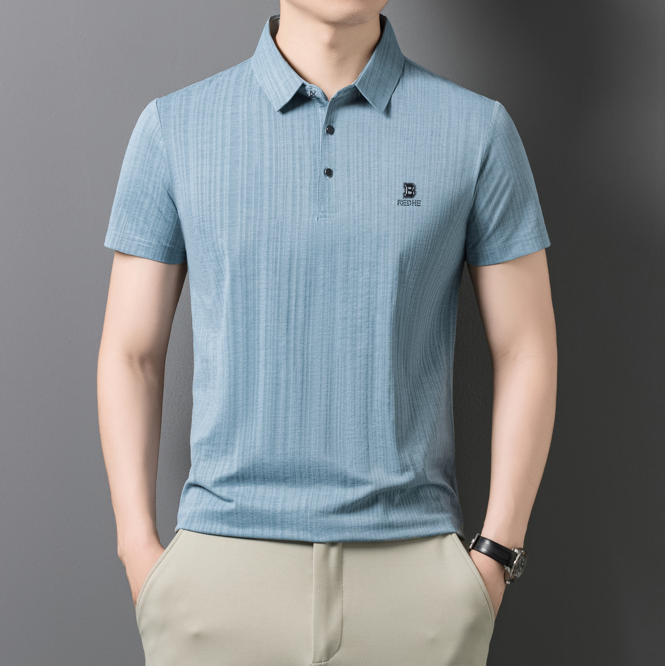 Polo Tee Blue