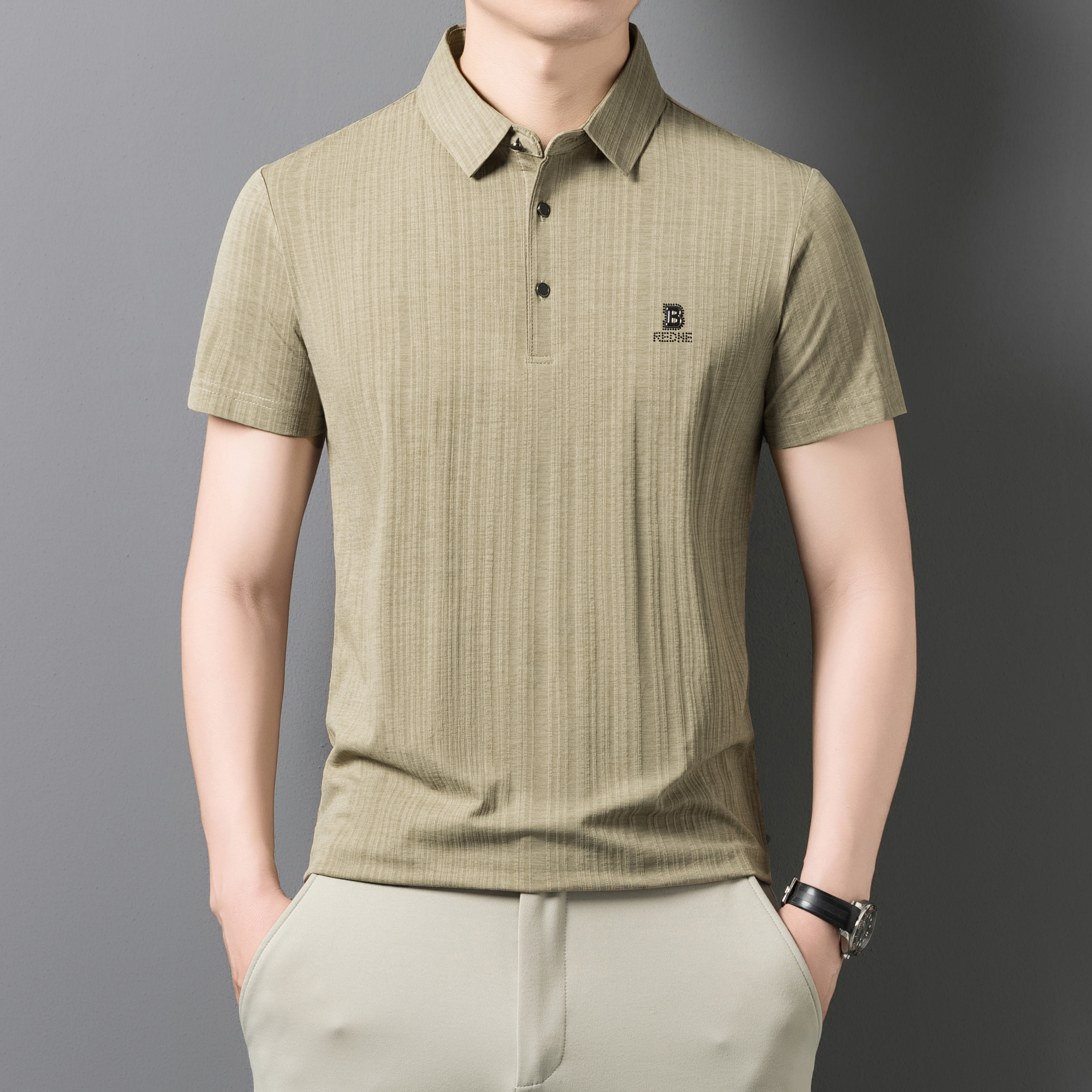 Polo Tee Stone