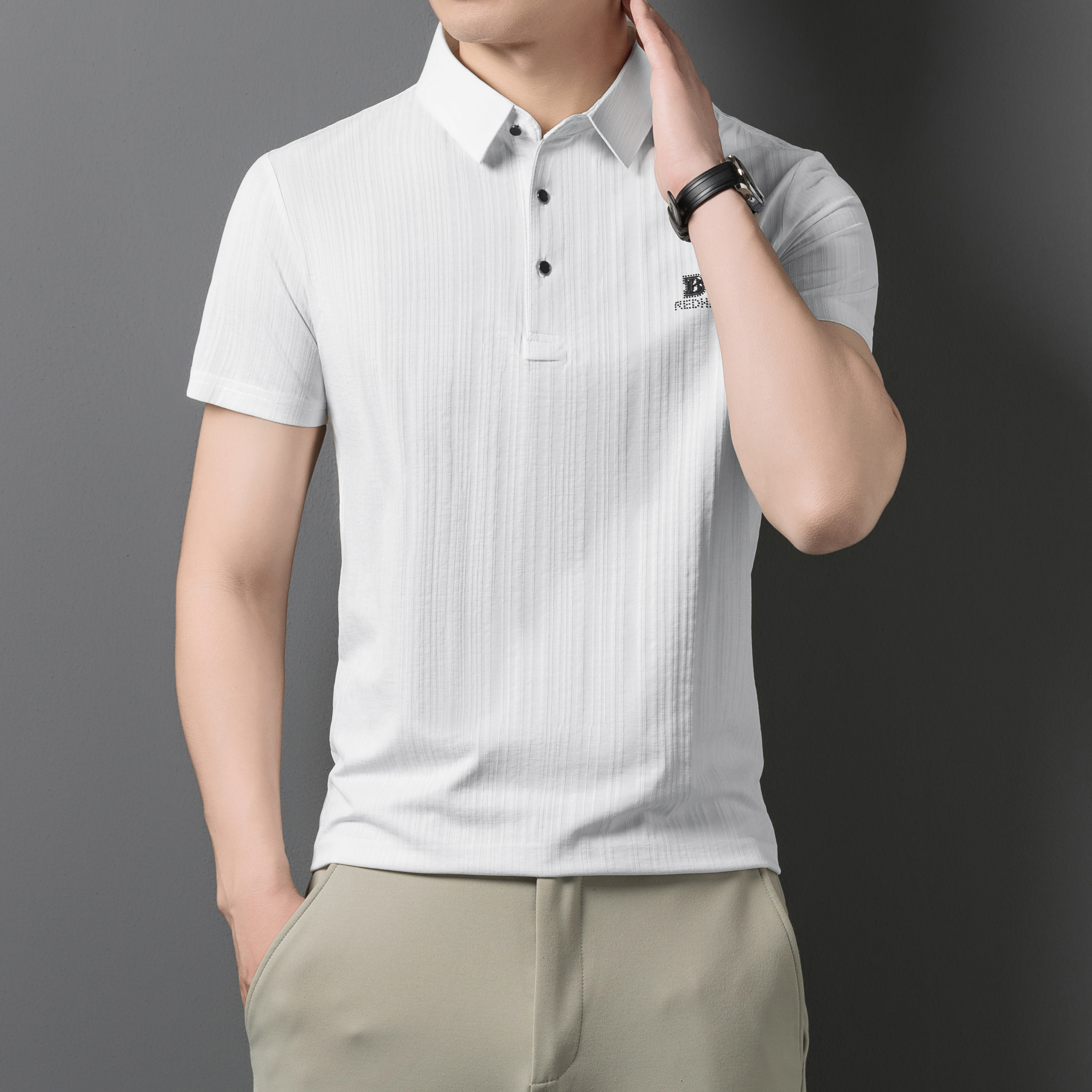 Polo Tee White
